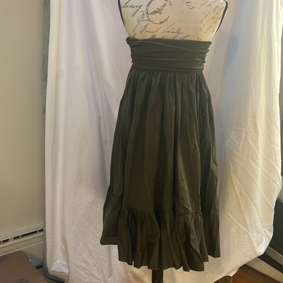 Diane Von Furstenberg Strapless Ruffled Dress - Picture 3 of 7